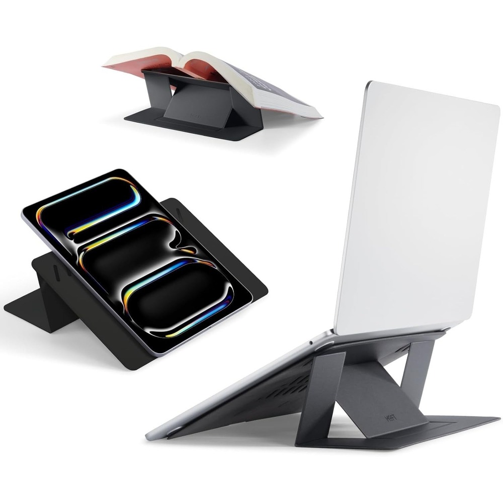 MOFT 9.84x7.09in Vegan‎ Leather Laptop Stand Riser Foldable for 11-14in Laptops